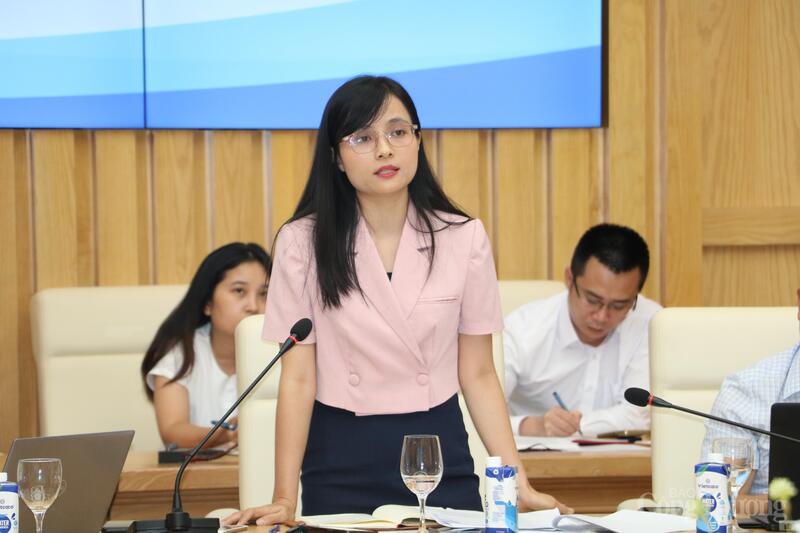 Bà Nguyễn Thị Trang, Phó Văn phòng Hiệp hội Xăng dầu Việt Nam kiến nghị Bộ Công Thương sớm ban hành Thông tư quy định về lộ trình áp dụng tỷ lệ phối trộn nhiên liệu sinh học.