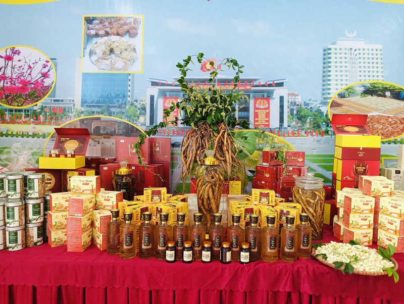 Sâm núi Dành được chế biến thành nhiều sản phẩm đa dạng. Ảnh: Lê Na