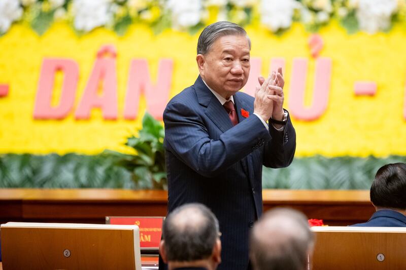 Tổng Bí thư Tô Lâm dự Đại hội. Ảnh: Phạm Thắng