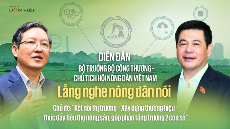 Sáng 1/10, diễn ra Diễn đàn Bộ trưởng Bộ Công Thương - Chủ tịch Hội Nông dân Việt Nam lắng nghe nông dân nói.