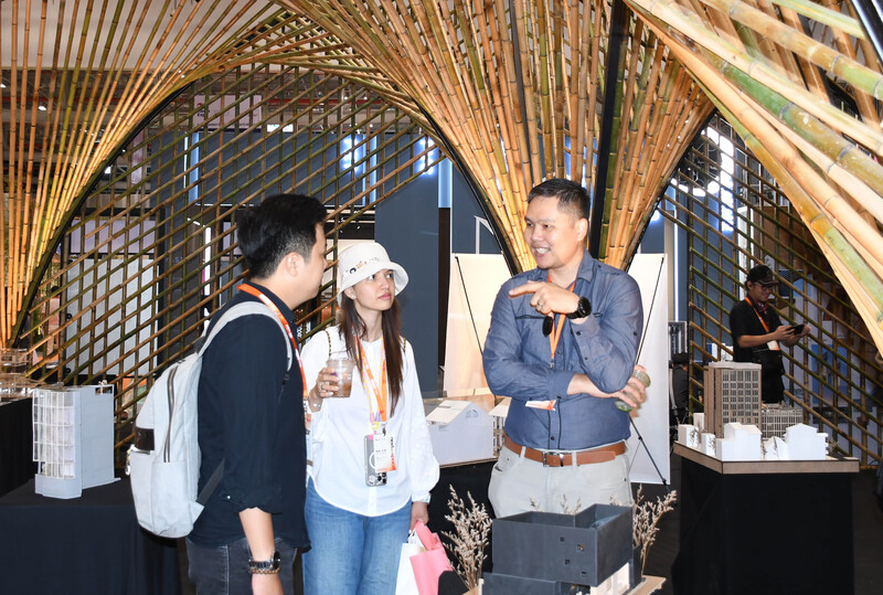 VIBE 2025 phản ánh rõ sự chuyển minh của ngành kiến trúc - xây dựng - nội thất Việt Nam trong xu thế chuyển đổi xanh và số hóa. Ảnh: Minh Khuê.