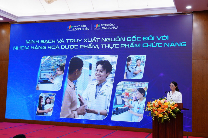 Bà Trần Thùy Huyền, Trưởng phòng Pháp chế hệ thống nhà thuốc Long Châu và Trung tâm tiêm chủng Long Châu