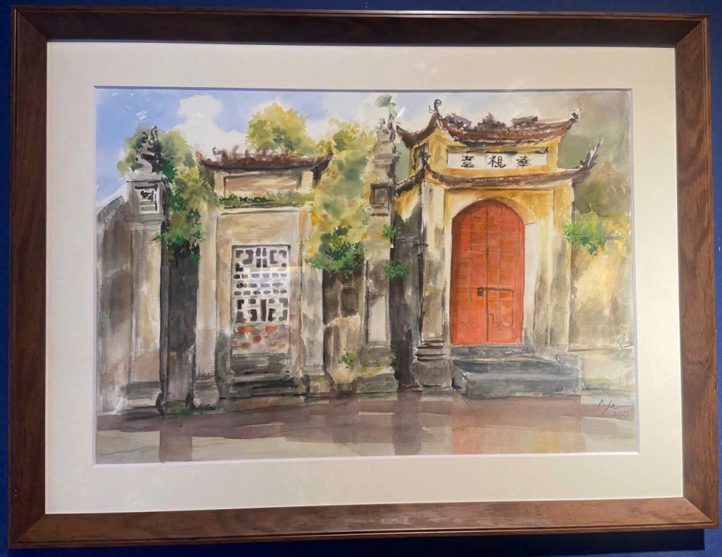 Tác phẩm trưng bày tại triển lãm