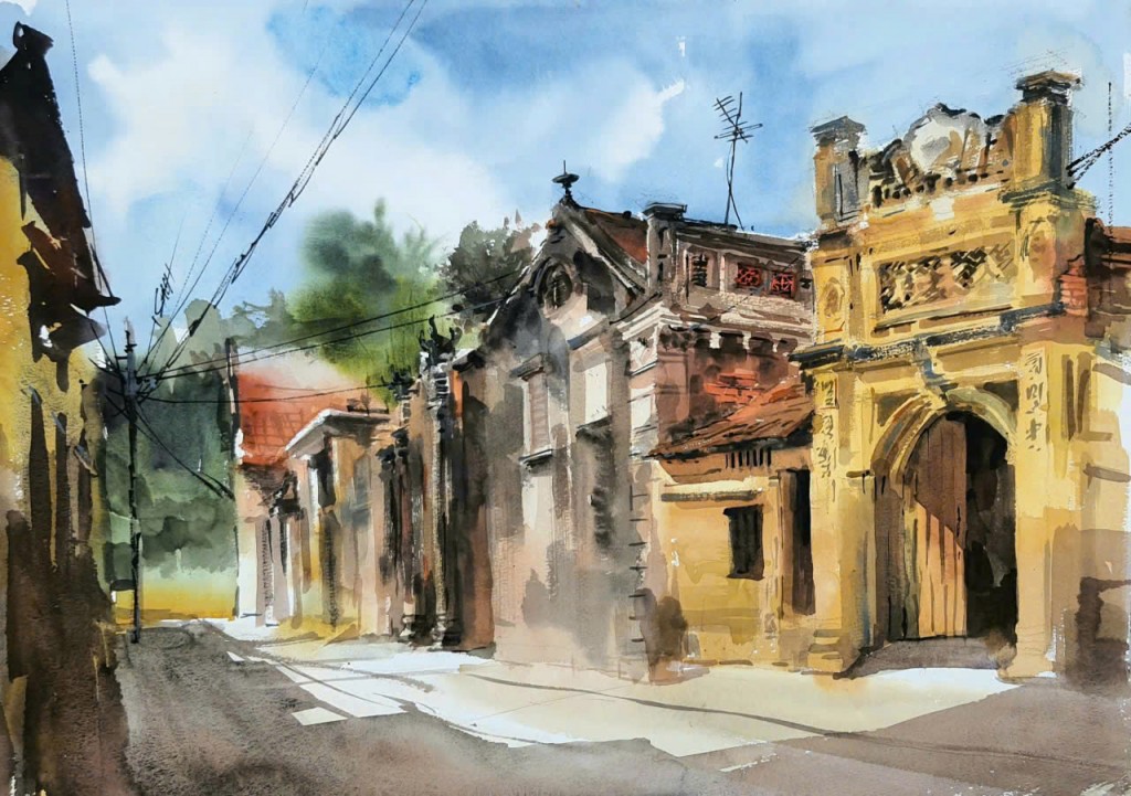 Tác phẩm trưng bày tại triển lãm