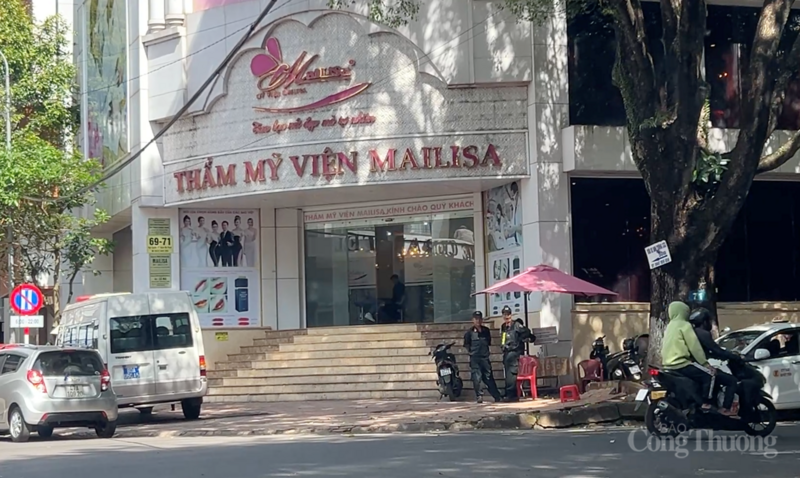 Công an có mặt tại cơ sở thẩm mỹ viện Mailisa, phường Buôn Ma Thuột