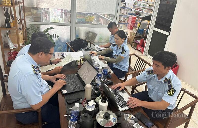 Nhiều trường hợp vi phạm đã bị lực lượng Quản lý thị trường lập biên bản, xử lý nghiêm theo quy định