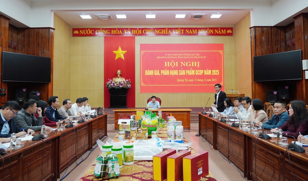 UBND tỉnh Quảng Trị phân hạng sản phẩm Chương trình mỗi xã một sản phẩm (OCOP) cấp tỉnh năm 2025