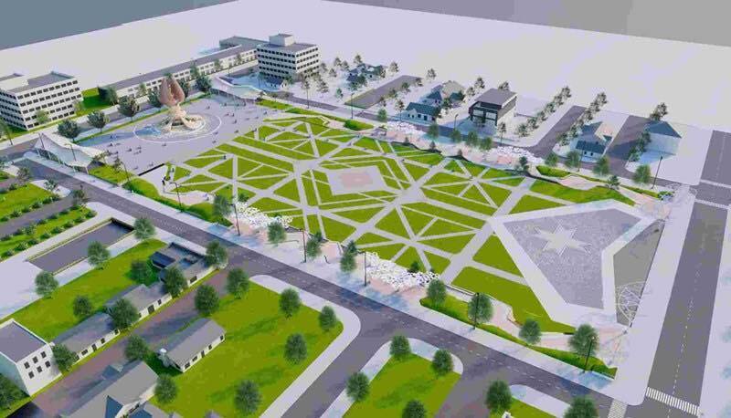 Phối cảnh Quảng trường 10/3.