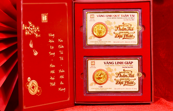 Vỉ Linh Quý Thần Tài tại Bảo Tín Minh Châu.