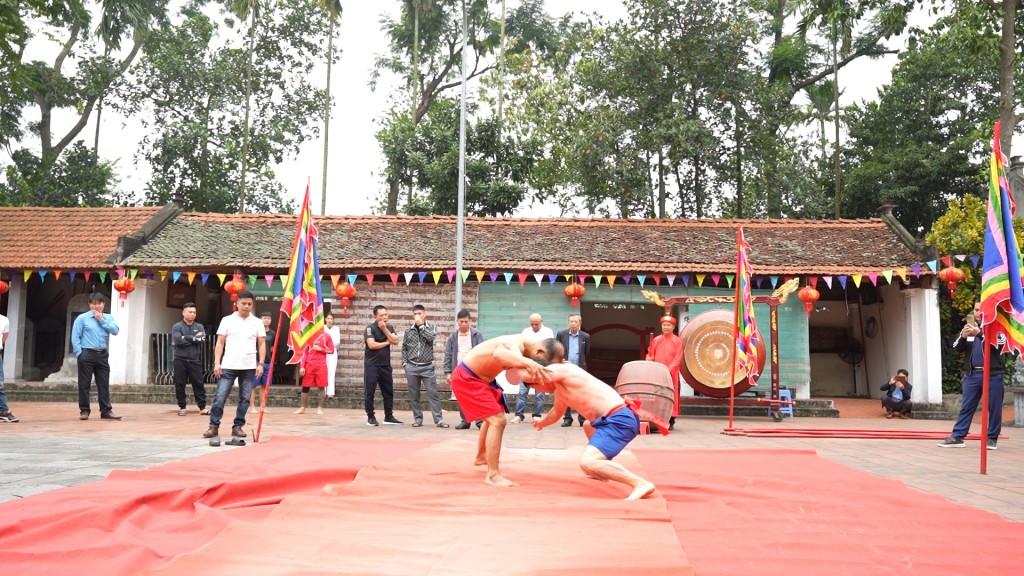 Sẵn sàng khai hội vật dân tộc truyền thống xã Dương Hoà Sẵn sàng khai hội vật dân tộc truyền thống xã Dương Hoà