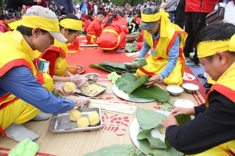 Hải Phòng sôi nổi Hội thi bánh chưng, bánh giầy tại Côn Sơn, Kiếp Bạc - 3