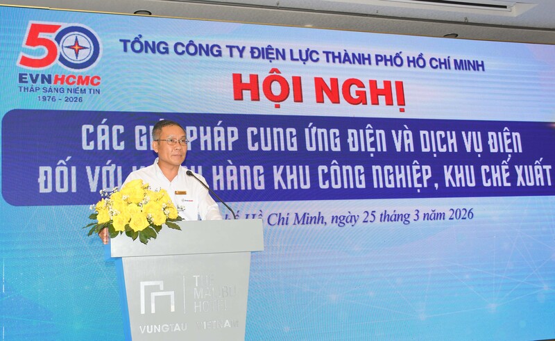 Ông Bùi Trung Kiên, Phó Tổng giám đốc EVNHCMC. Ảnh: Minh Khuê.