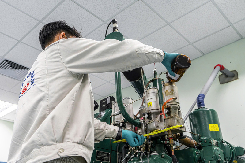 Sau giai đoạn vận hành thử nghiệm, nhà máy tiếp tục rà soát, khắc phục và tối ưu hóa các hạng mục kỹ thuật nhằm nâng cao hiệu quả hoạt động. Ảnh: Nguyễn Dương