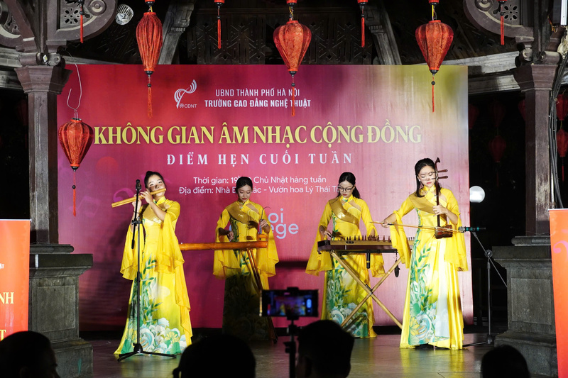 Không gian âm nhạc cộng đồng do Trường Cao đẳng Nghệ thuật Hà Nội tổ chức.