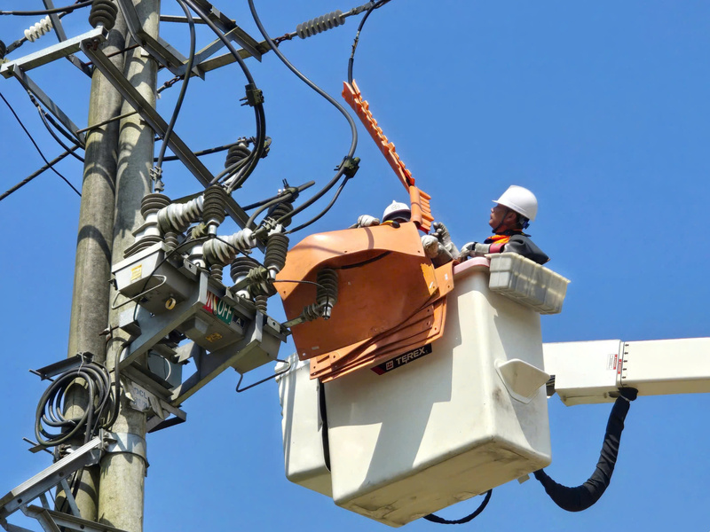 Thực hiện sửa chữ điện trong thời tiết nắng nóng, hạn chế tối đa gián đoạn cấp điện cho khách hàng.