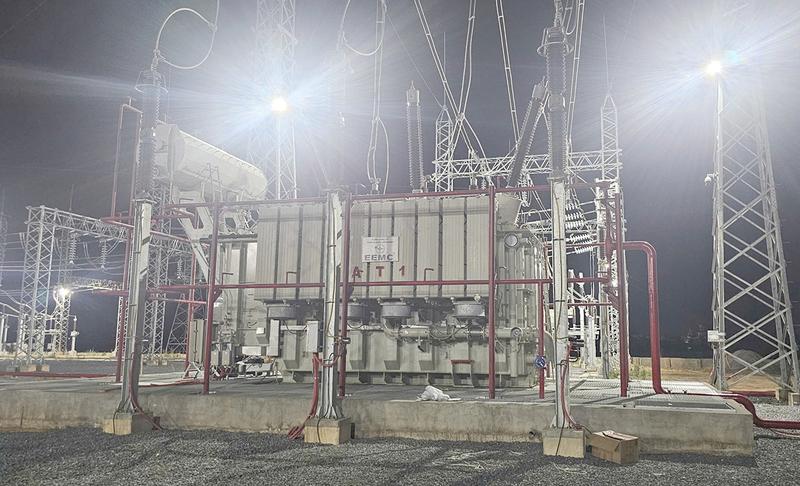 Máy biến áp thứ 2 (AT1) Trạm biến áp 220kV Nam Cấm