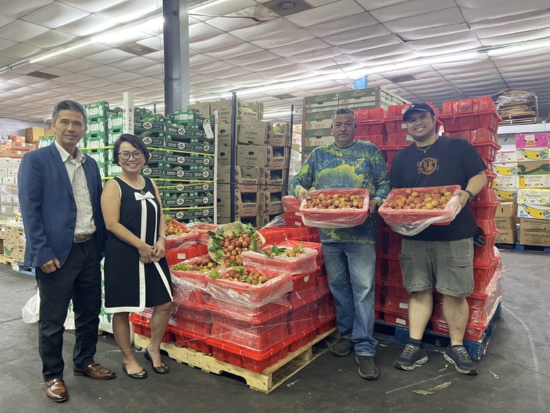 Hai lô vải thiều tươi đầu tiên của Việt Nam đã được xuất khẩu sang thành phố Houston, bang Texas (Hoa Kỳ).