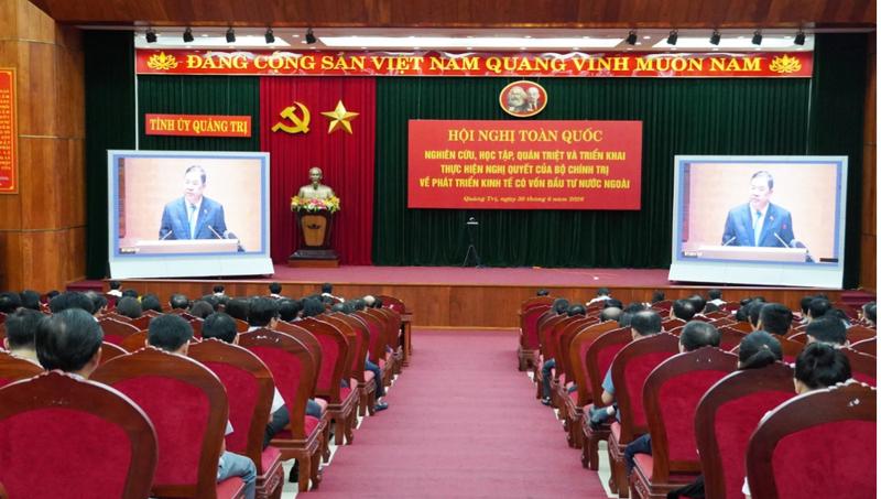Tỉnh uỷ Quảng Trị học tập, quán triệt và triển khai thực hiện Nghị quyết số 10-NQ/TW của Bộ Chính trị ngày 30/6/2026 (Ảnh: Hiếu Nhiên)