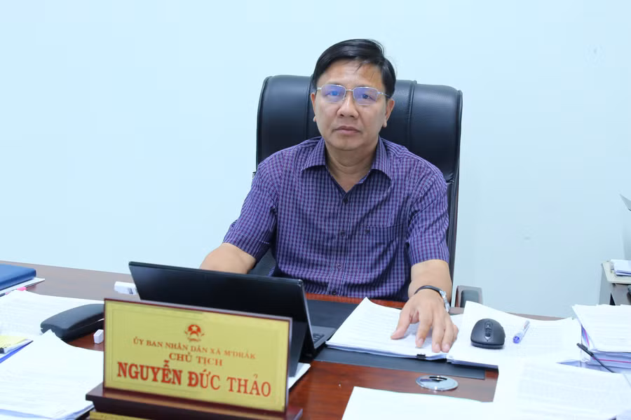 Ông Nguyễn Đức Thảo, Chủ tịch UBND xã M’Drắk. img-4718.jpg