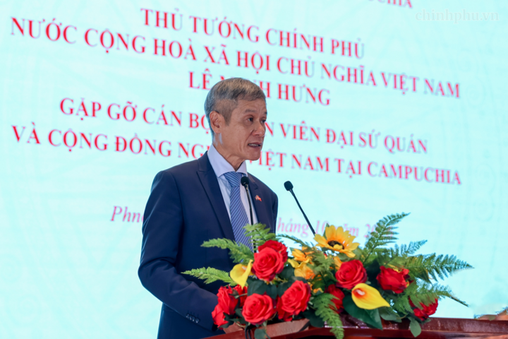 Đại sứ Việt Nam tại Campuchia Nguyễn Minh Vũ báo cáo.