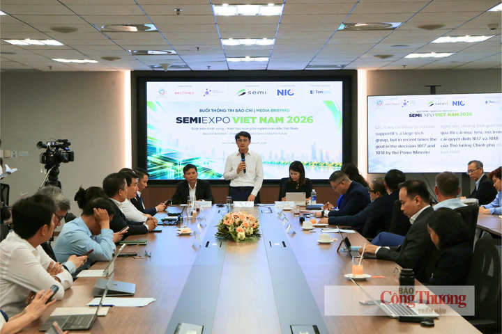 Toàn cảnh buổi thông tin báo chí về sự kiện SEMIEXPO Việt Nam 2026